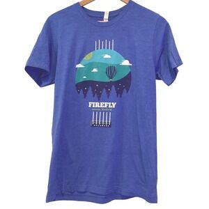 Firefly Music Festival 2016 Delaware Blue T-Shirt Lineup Bands - Medium